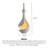 Wabi-sabi Style High-Density Polystyrene Floor Lamp