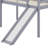 Twin Loft Bed With Slide, Wood Low Loft Bed Frame, Lower Storage Space-107426426