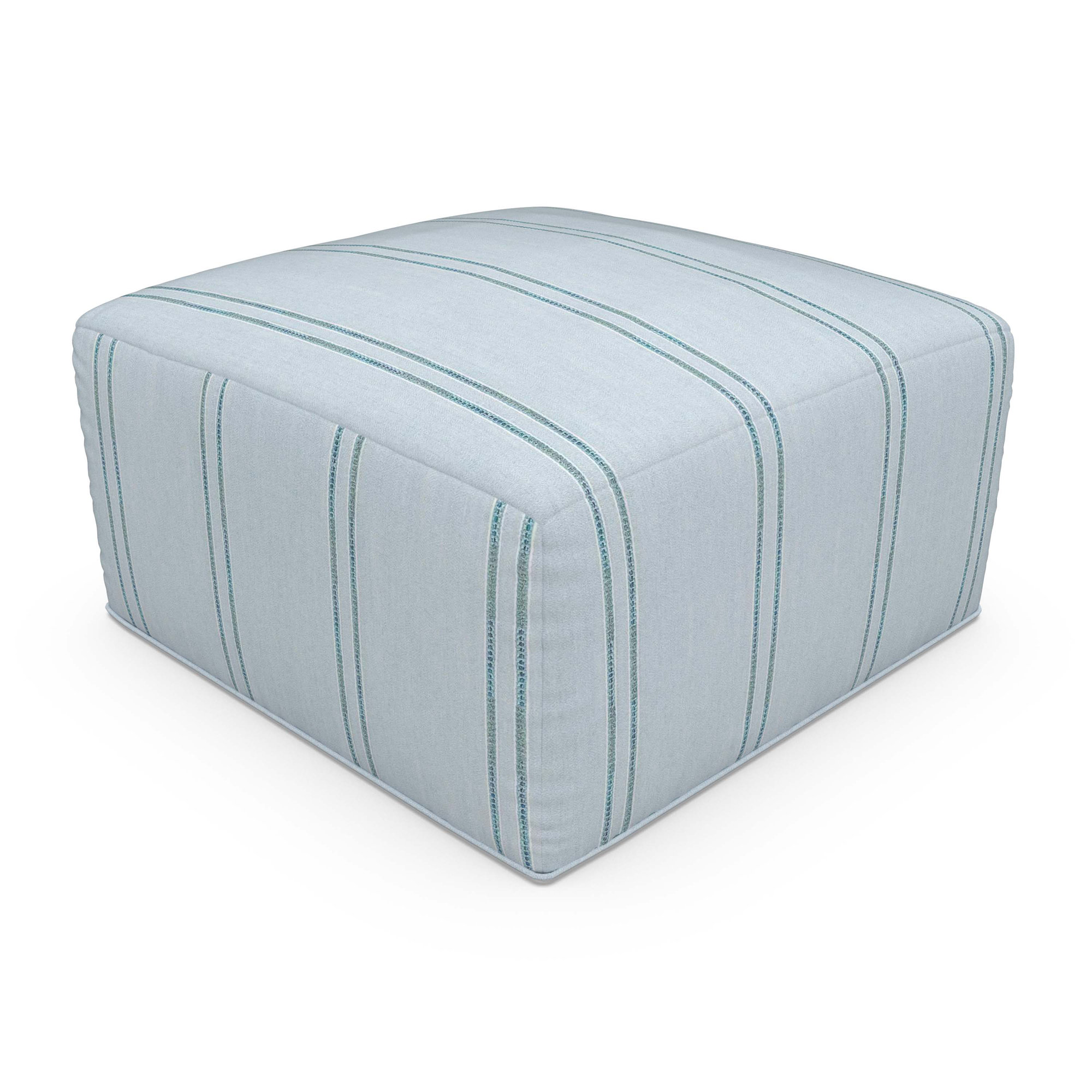 Eliana  Outdoor Ottoman, Wayward Sky