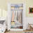 Wardrobe Armoire Closet,72" H Metal Storage Cabinet With Adjustable Shelves And Hanging Rod,Bedroom Armoire Cabinet Clothes Organizer-1870725269