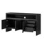 Console 60 po avec 3 tiroirs et tablette ouverte-519656753