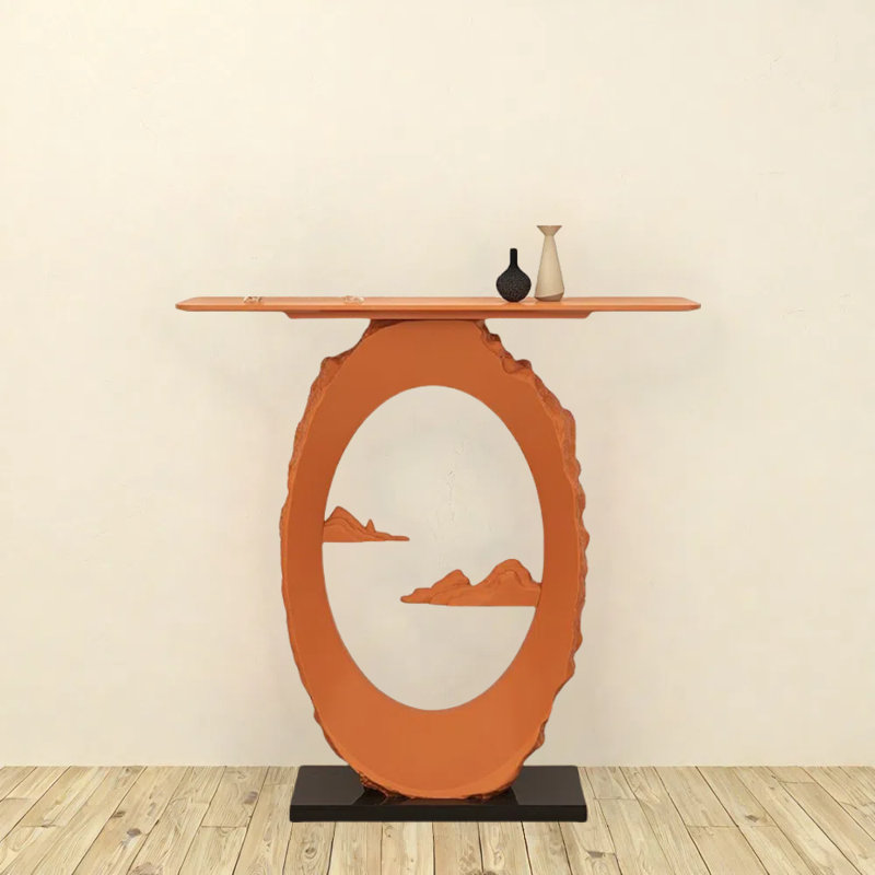 Console Minimalist, H 33,5 po x l 39,4 po x P 11,8 po, Orange