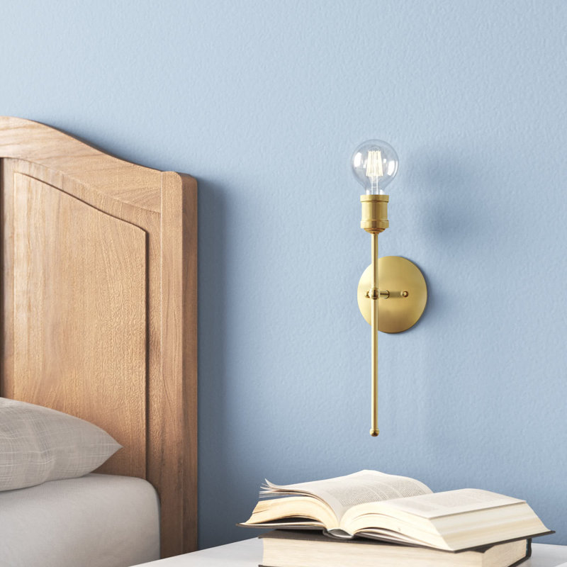 Lounell Steel Wallchiere, Antique Brass