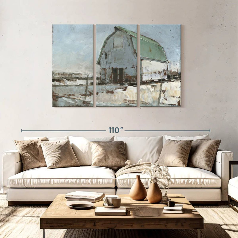 Lilie Plein Air Barn I, H 48 po x l 74 po