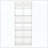 12-Cube Narrow Modern Bookcase Multi-Space Storage