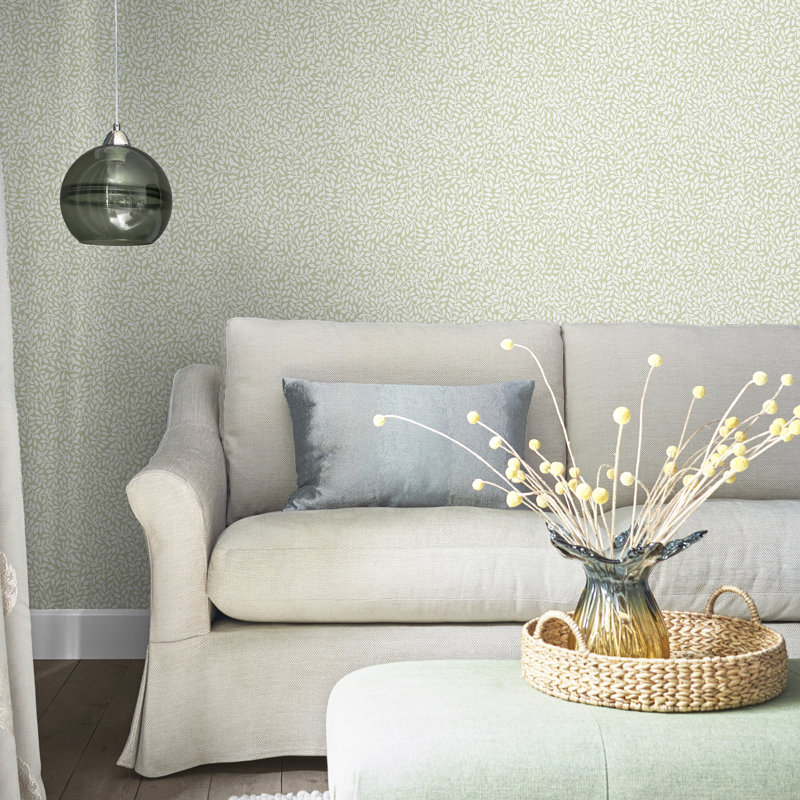 Laura Ashley Little Vines Paintable Wallpaper, Hedgerow