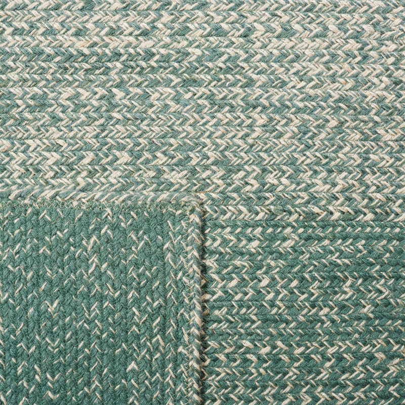 Dequavius Natural Fiber Hand Loomed Jute Ombre Rug, Rectangle 3' x 5'