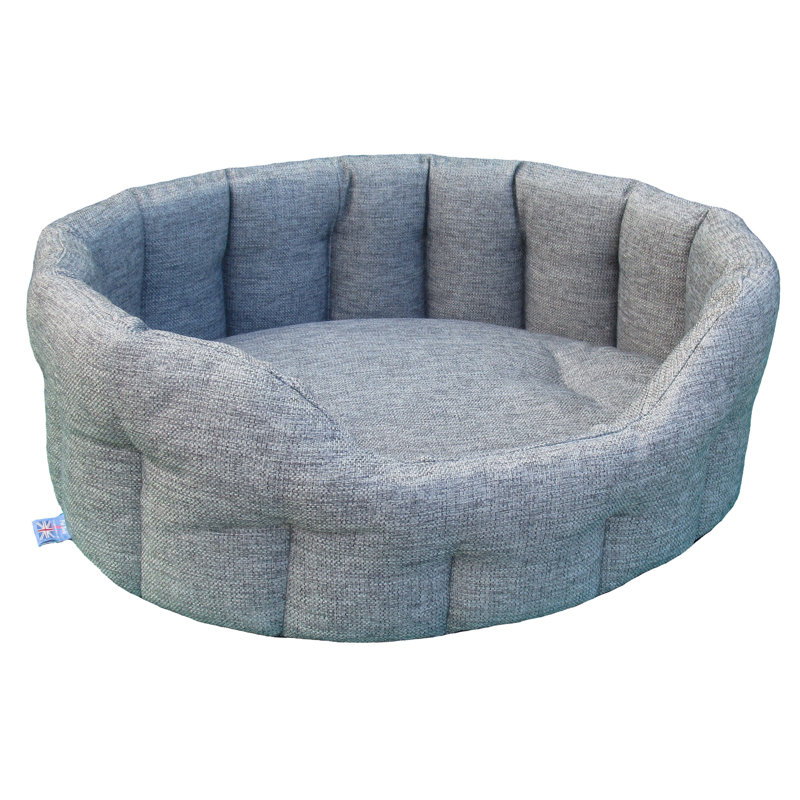 McLoud Polyester Pet Bed, 24cm H x 100cm W x 84cm D, Grey