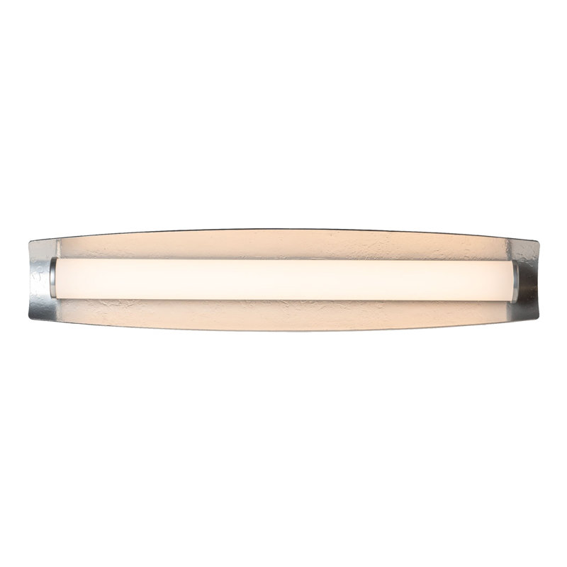 Passage Steel LED Armed Sconce, Sterling