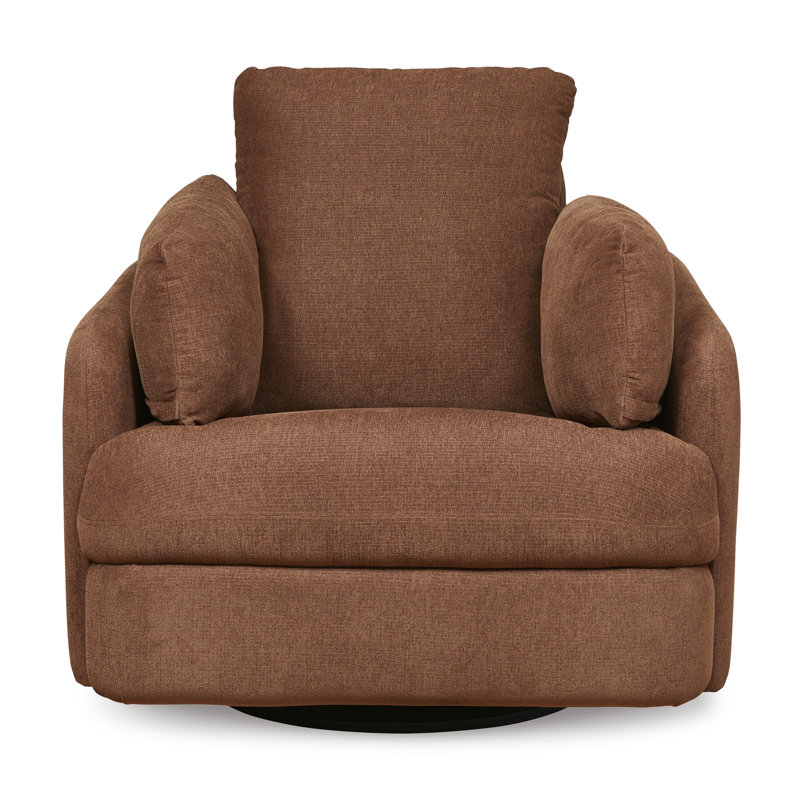 Samedi Swivel Glider Recliner, Orange