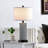 Josanna 23" Touch Control  Bedside Table Lamp Set with USB Ports, Bulbs