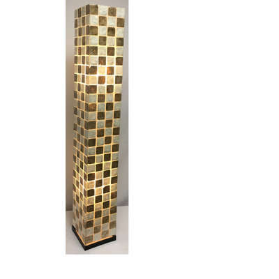 Sandee 59'' Black Column Floor Lamp