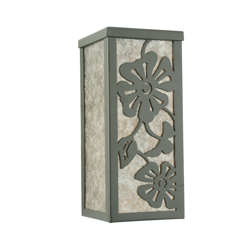 Rustic Lodge Flush Mounted Sconce