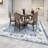Machine Washable Folded Area Rug For Living Room Bedroom Modern Style Low-Pile Soft Rug For Dining Room Home Decor Traditional Carpet, Non Slip & Easy To Clean-1144759296