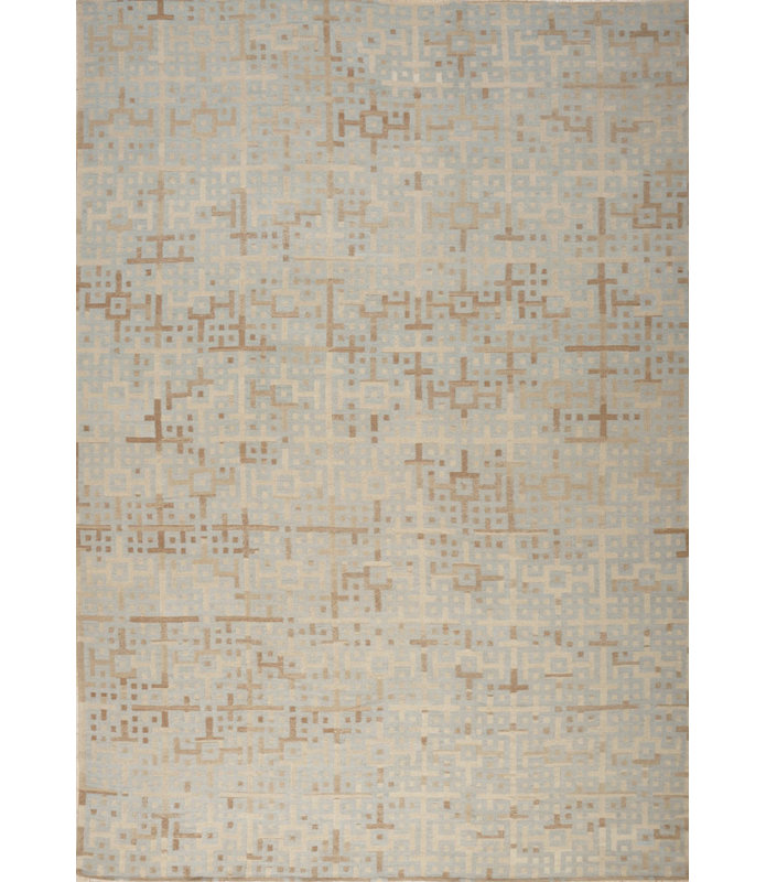 Geometric Area Rug in Beige