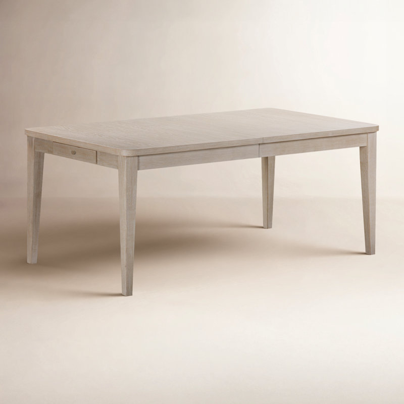 Honey Extendable Oak Solid Wood Dining Table