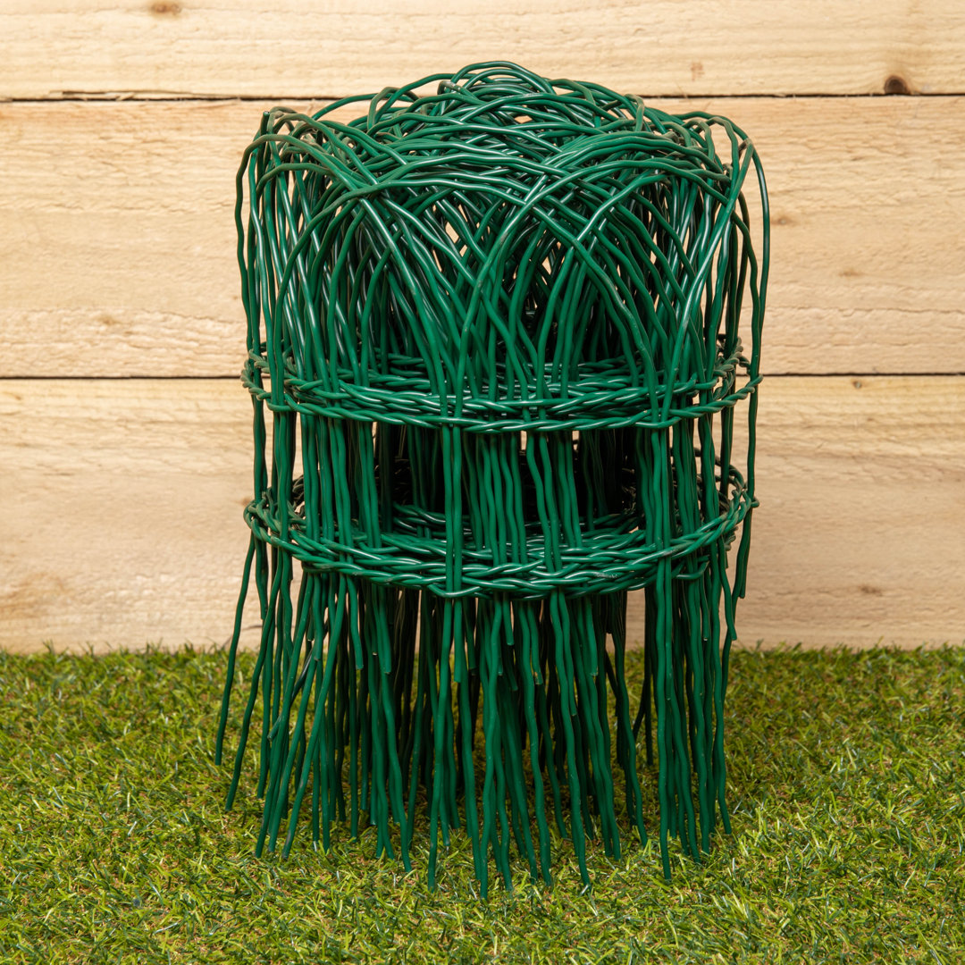 10m X 0.25m Green PVC Coated Border Fence Garden Edging Fencing Net - Image 10