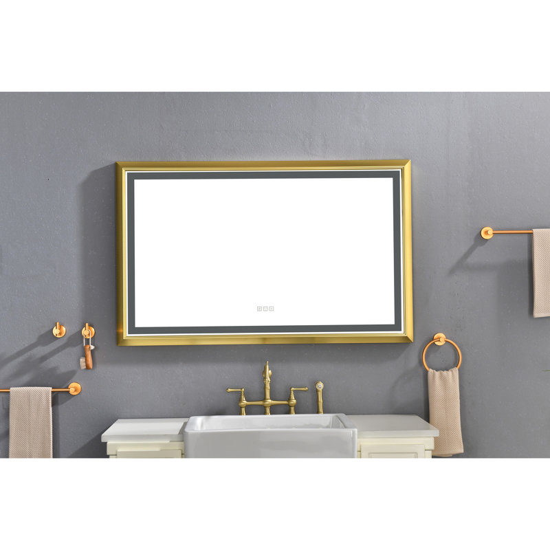 Miroir de salle de bain 48 po x 30 po Adib