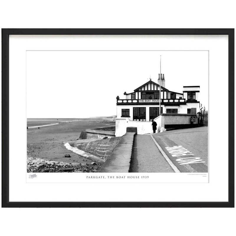 Parkgate, The Boat House 1939 - Single Picture Frame Print, 40cm H x 50cm W x 2.3cm D