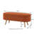 Oval Upholstered Storage Bench-1895721461