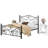 Auxter Steel Piece Bedroom Set-916490474-936362704