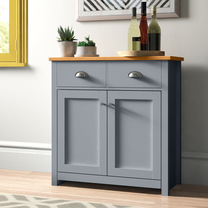 Bollman 79cm Sideboard, Oak/Grey