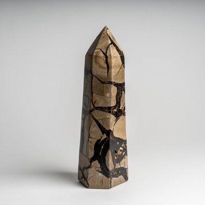 Genuine Polished Septarian Druzy Point from Madagascar (6 Lbs)