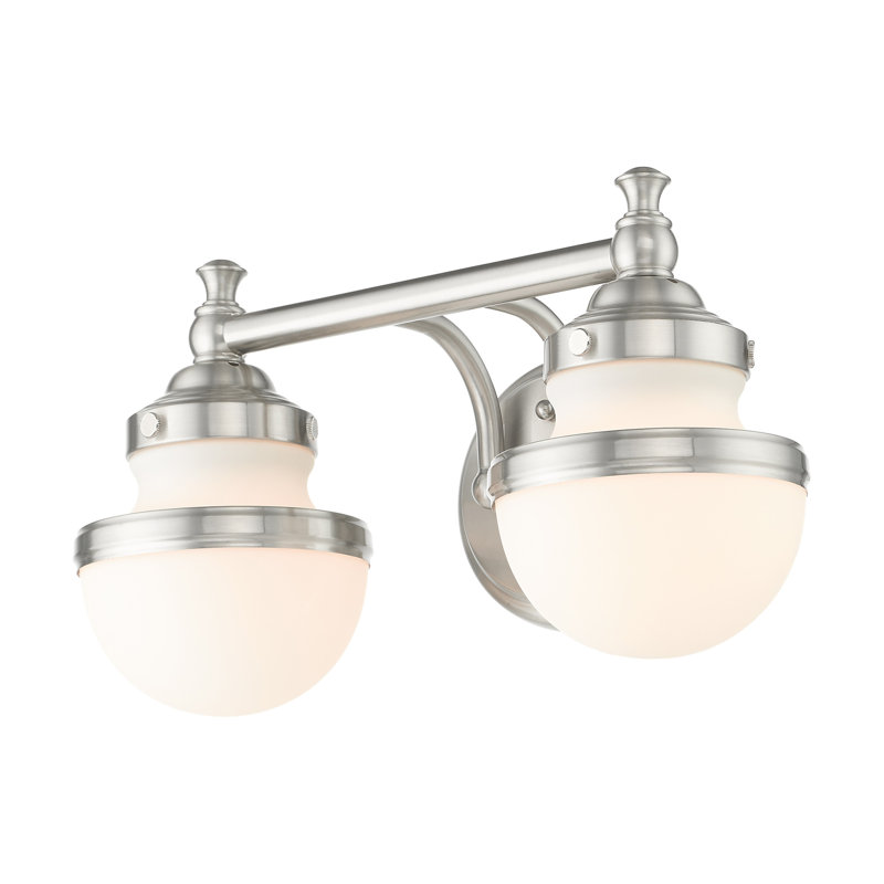 Lumière de meuble-lavabo à intensité variable, Nickel brossé