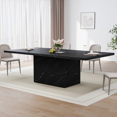 Eclat Faux Marble Dining Table