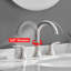 Robinets de lavabo de salle de bain en acier inoxydable de qualité supérieure, style moderne en nickel brossé pour la maison