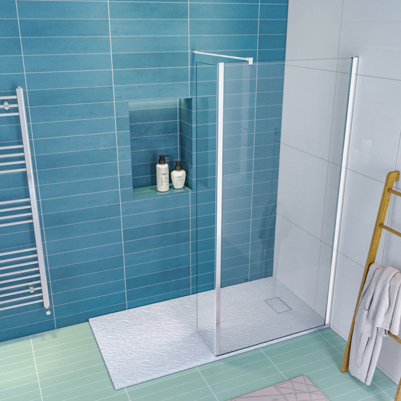 Braylene Rectangular Shower Enclosure, 1850mm H x 1400mm W x 800mm D
