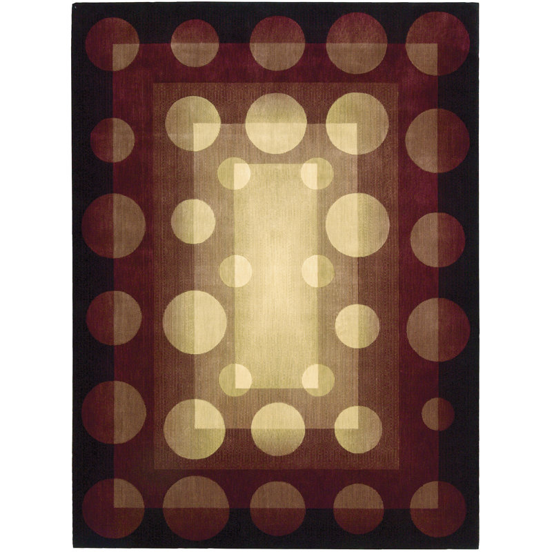 Cochrun PR14 Multi Contemporary Rug, 5'6" x 7'5" Rectangle