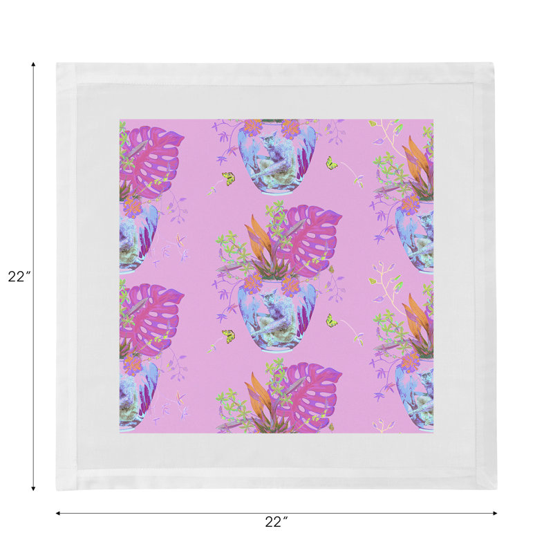 Serviettes de table en coton Monkey, Sacha
