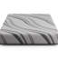 Core Bib - Grand lit, mousse viscoélastique grise avec gel pour grand lit au gel réactif et haute densité pour une nuit confortable