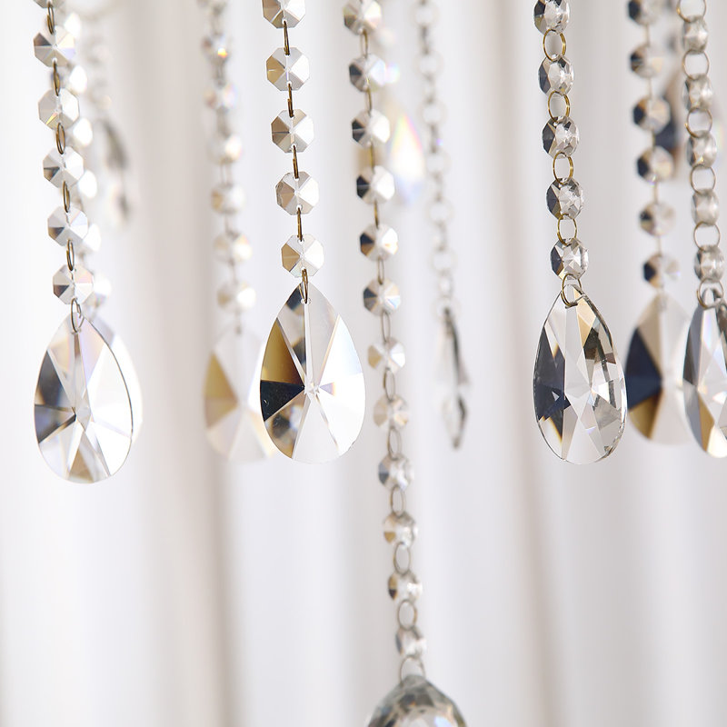 Ankeny Crystal Chandelier, 60cm H x 110cm W x 110cm D