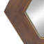 Miroir hexagonal 18,5 "x 18,5" avec cadre en bois massif-1098651341