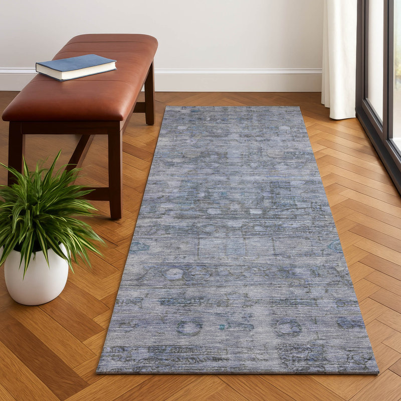 Premium Machine Washable Verlin AMF1768 Geometric Rug, Runner 2'3" x 7'6"