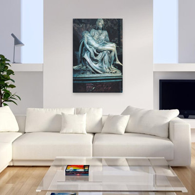 Pieta Classic Vintage Architecture Wall Art Print by Michelangelo - Wrapped Canvas Print
