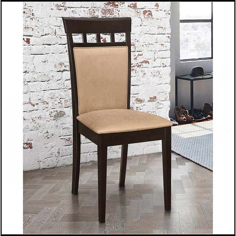 Ensemble de 2 chaises d'appoint rembourrées, Beige