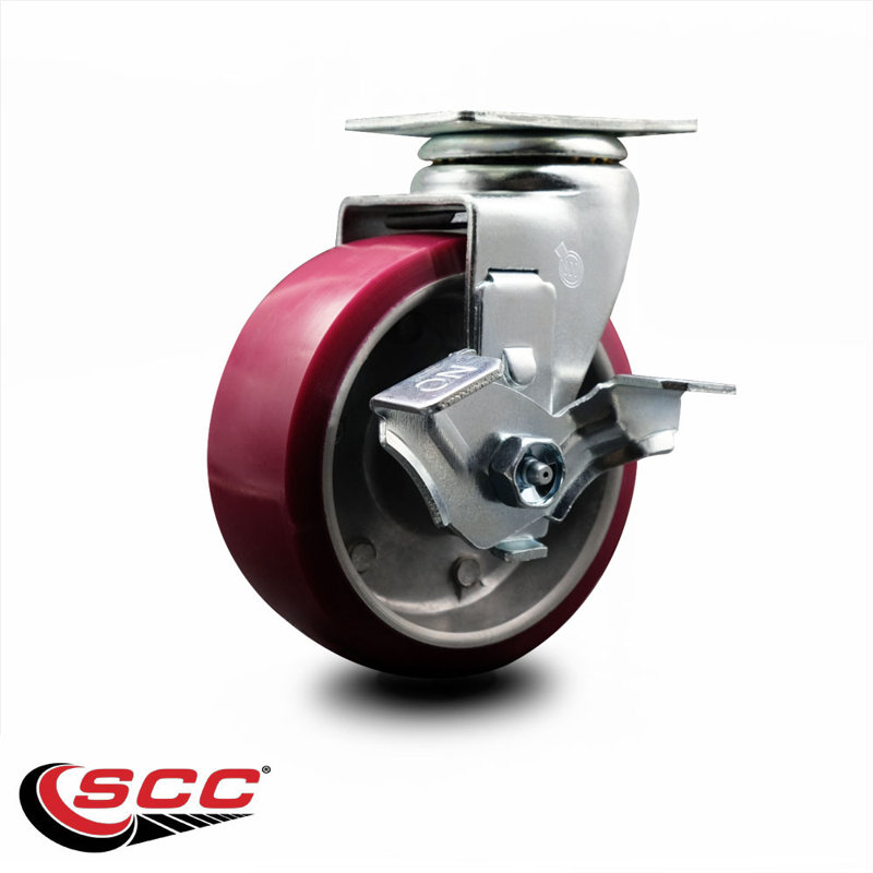 Poly and Aluminum Caster