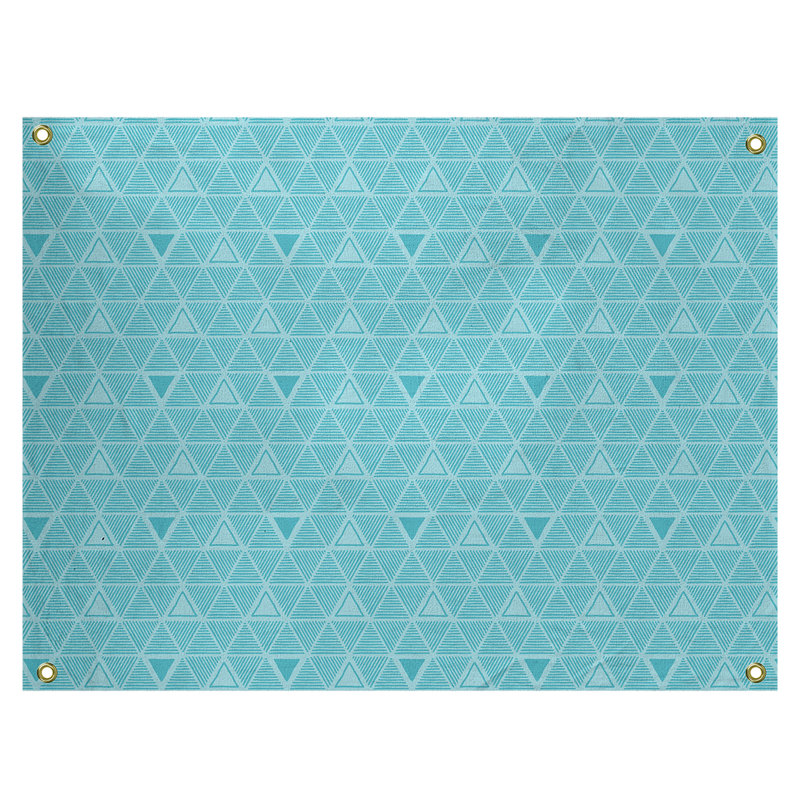 Tapisserie, H 59 po x l 80 po, Aigue-marine