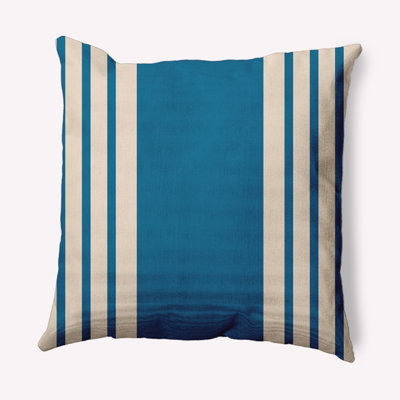 Coussin décoratif à rayures