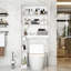Rangement autoportant au-dessus de la toilette au design moderne
