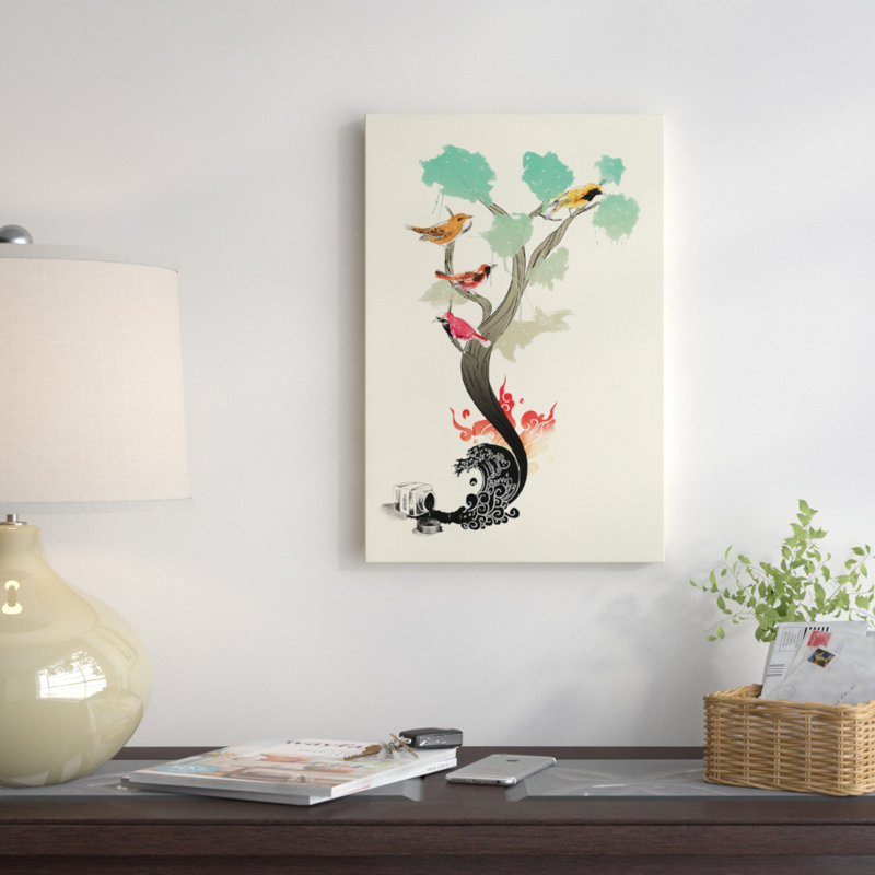 « catastrophique », impression sur toile tendue, H 12 po x l 8 po x P 0,75 po