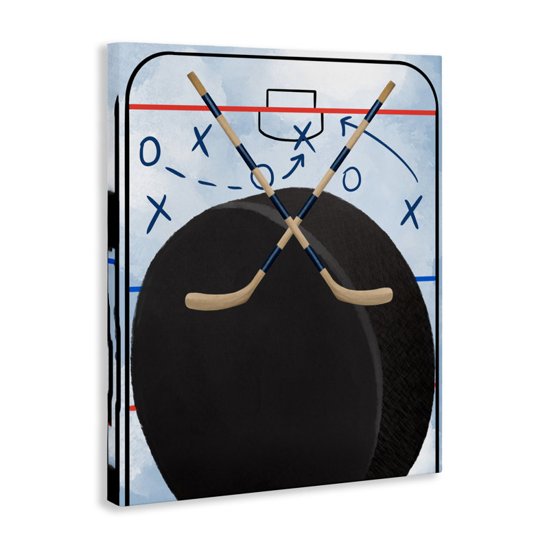 «Hockey Rink Tactics», conception de Jennifer Stith, H 30 po x l 24 po