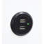 Table de bout avec tiroirs, tablette ouverte et port USB Marco