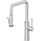 Davoli Pull-Down Kitchen Faucet with Squeeze Sprayer - Quad Spout
