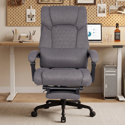 Fauteuil de direction chauffant avec repose-pieds