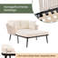 120cm Wide Curved Steel Patio Daybed-1845047406