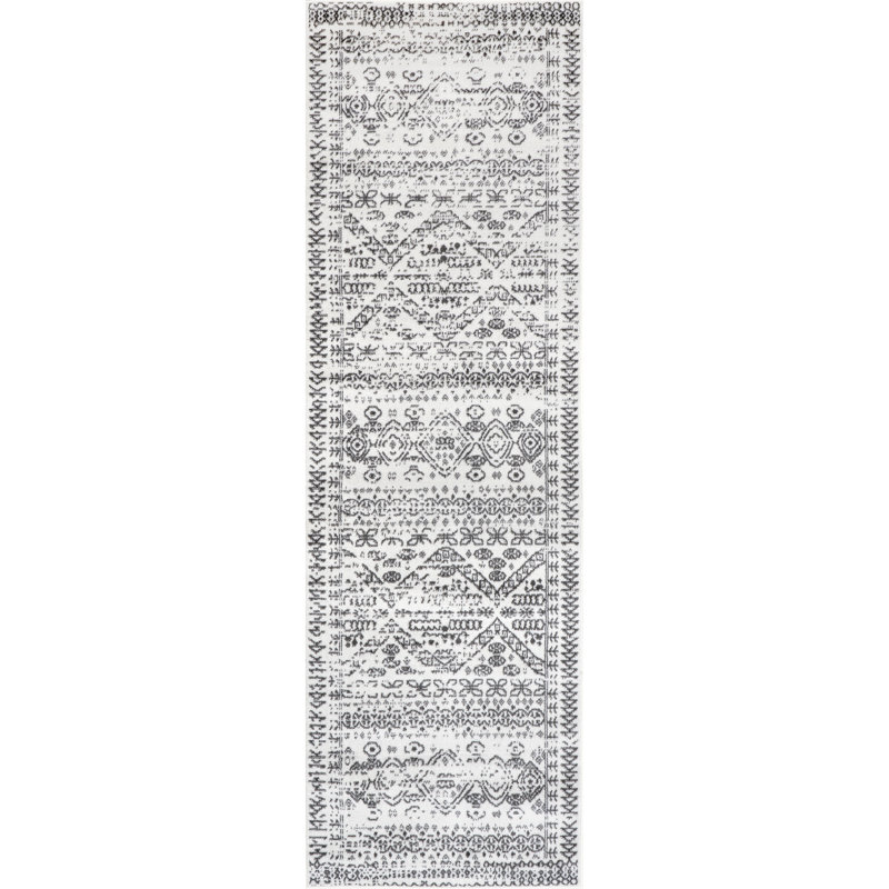 Tapis marocain Reanna, Tapis de couloir 2 pi 6 po x 8 pi